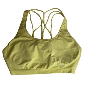 Fabletics Sports Bra with Crisscross Back Straps in Yellow Size XL​​​​​